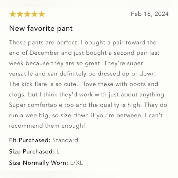 NWT Size 2X - The Margot Kick-Flare Cropped Pants by Maeve - Picture 12 of 16